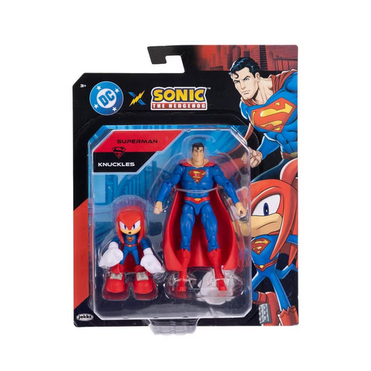 Action Figure Sonic The Hedgehog Knuckle Superman "Jakks"