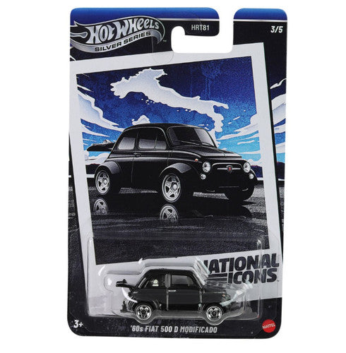 Hot Wheels Silver Series 60's Fiat 500D Modifcado