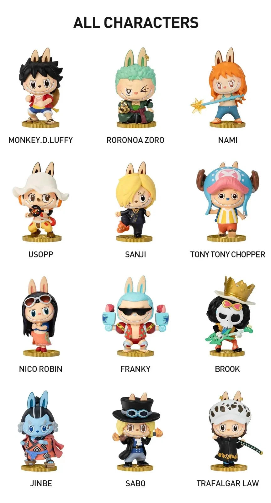 Pop Mart "The Monsters" One Piece Series Figure Blind Box Authentic